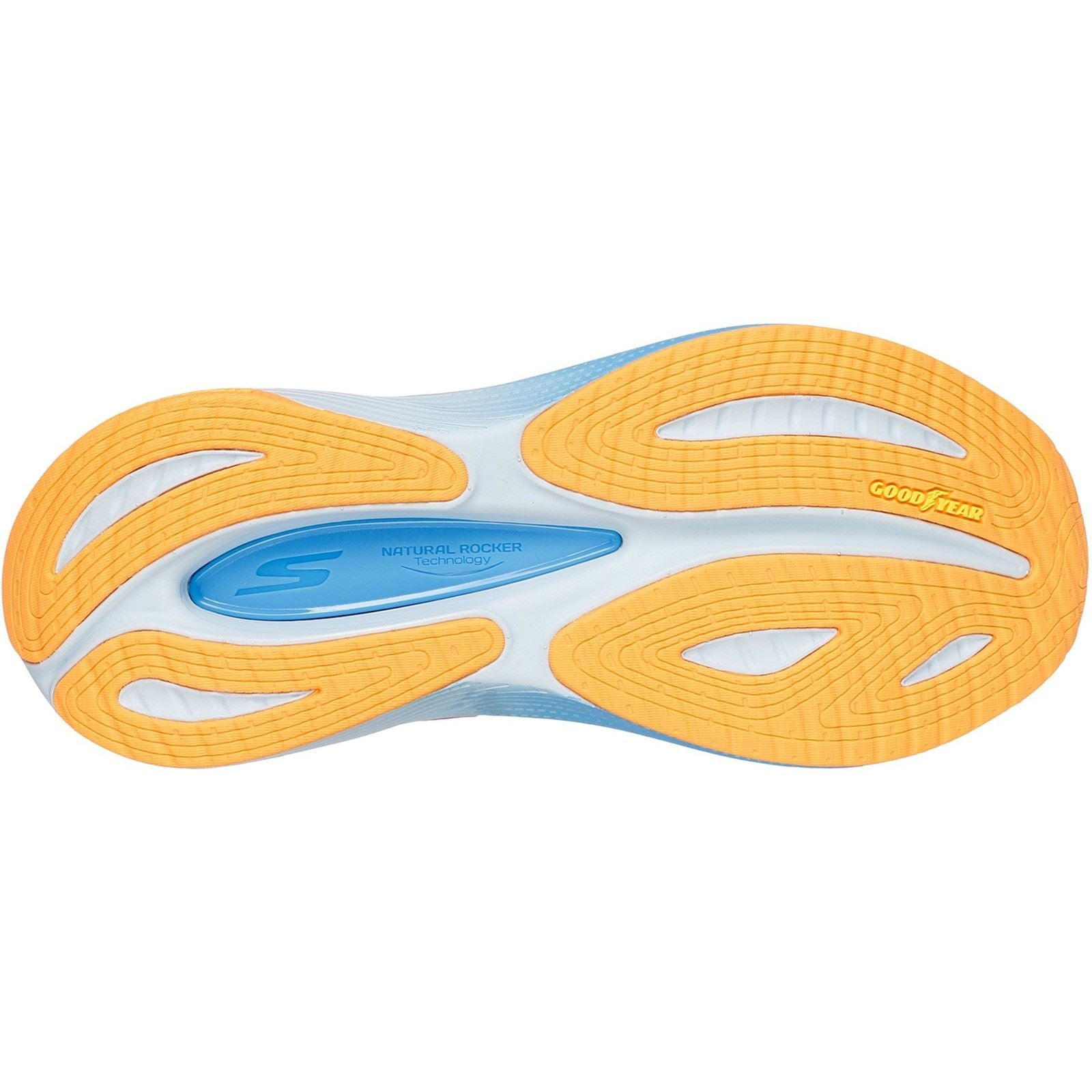 Skechers Performance Max Cushioning Propulsion Textile Women's White/Orange Trainers