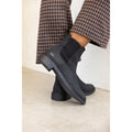 TOMS Charlie Leather Women's Black Boots