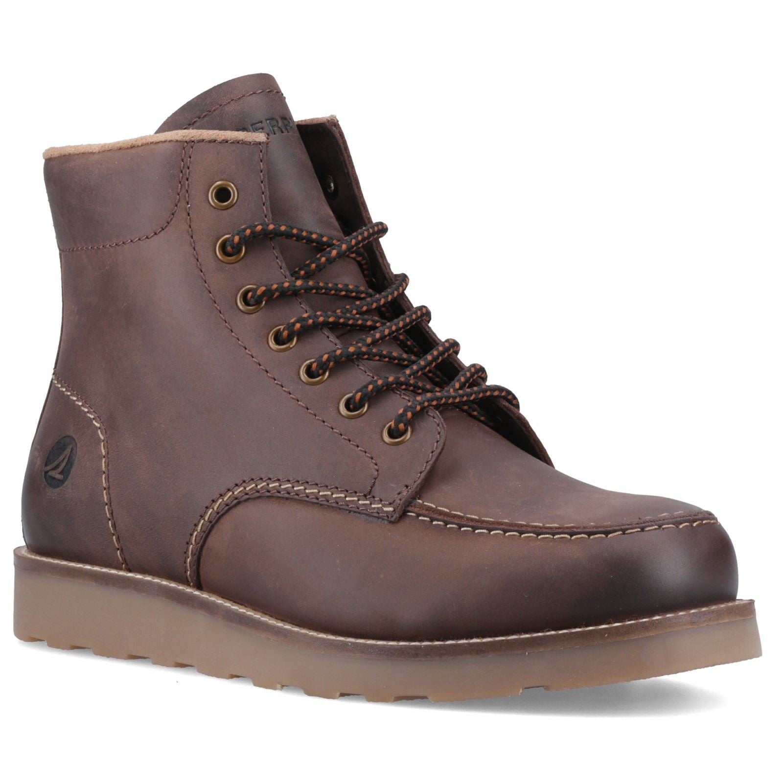 Sperry Boston Leather Men's Brown Ankle Boots