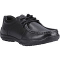 Hush Puppies Mackenzie Leather Boys's Black Lace-Up Shoes