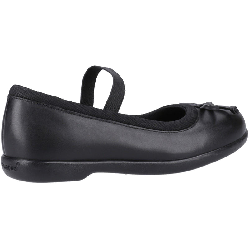 Hush Puppies Betty Junior Leather Girls's Black Shoes