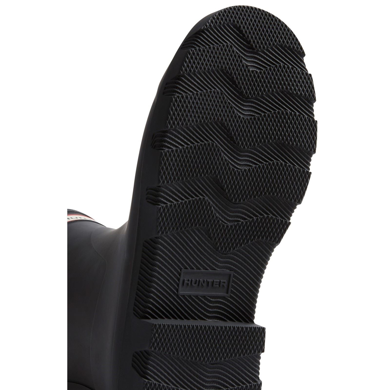 Hunter Unisex Downpour Short Rubber Men's BLACK Wellington Boots