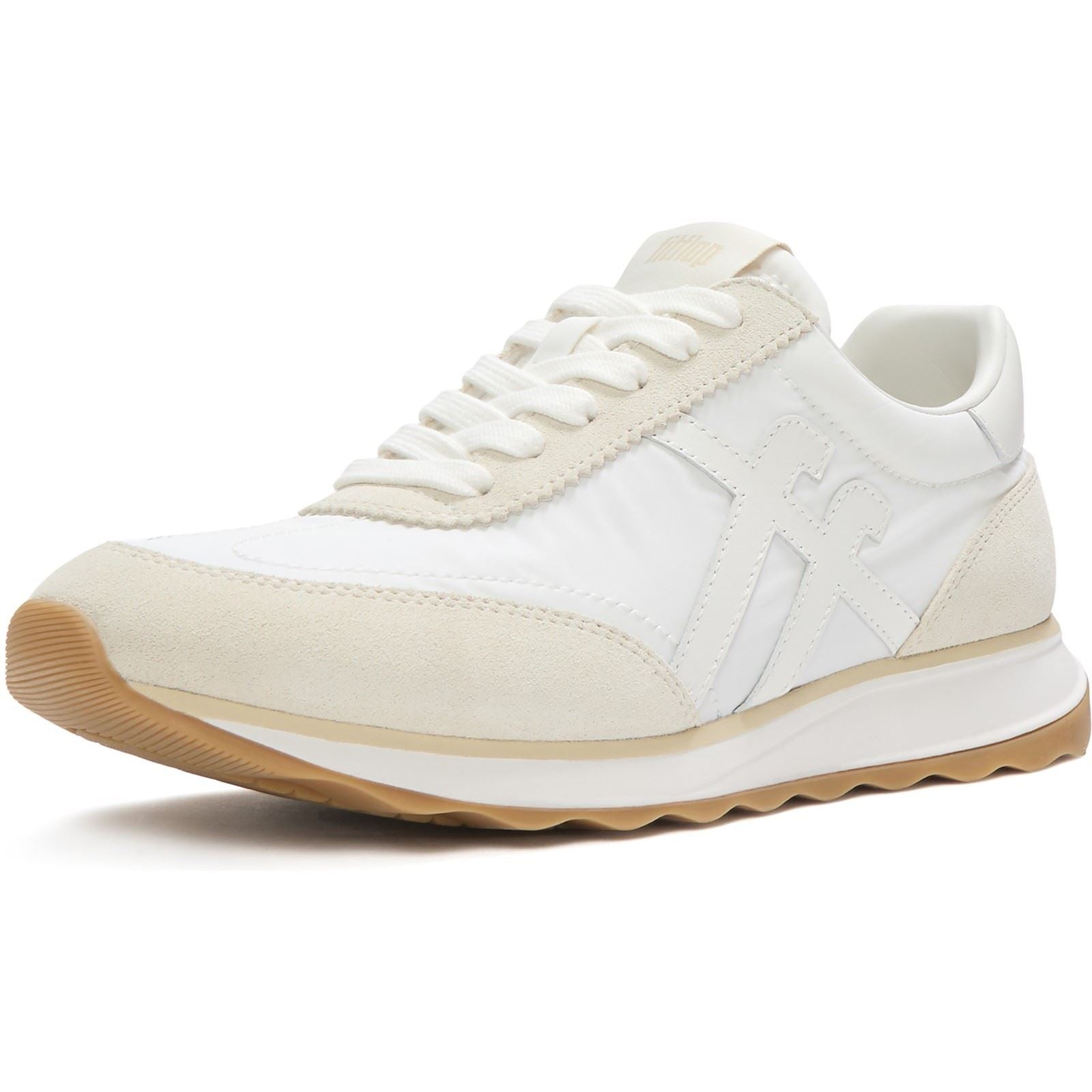 Fitflop Retro-Q FF Nylon Women's Urban White Mix Trainers