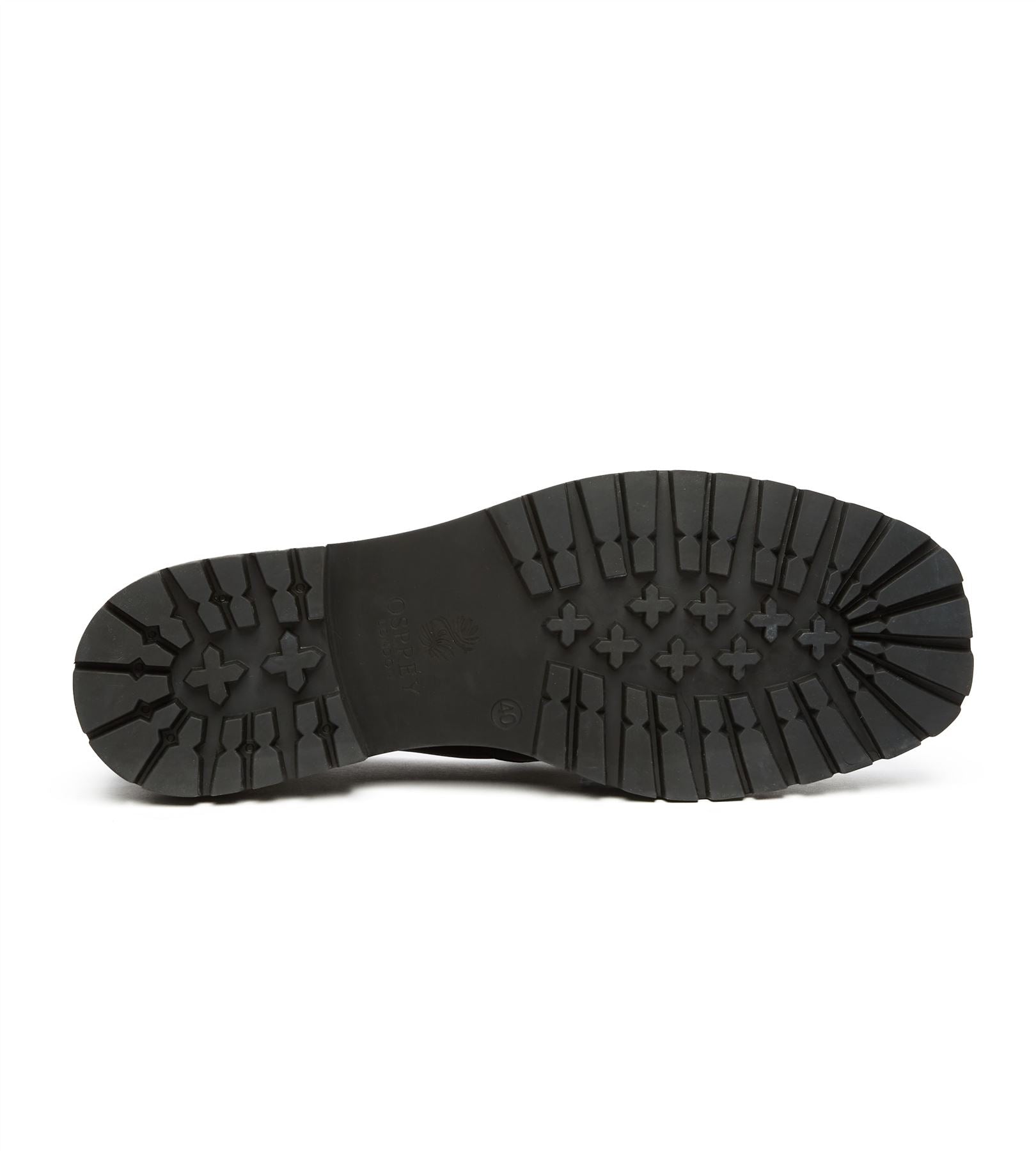 Osprey London The Greenwich Leather Women's Black Loafers