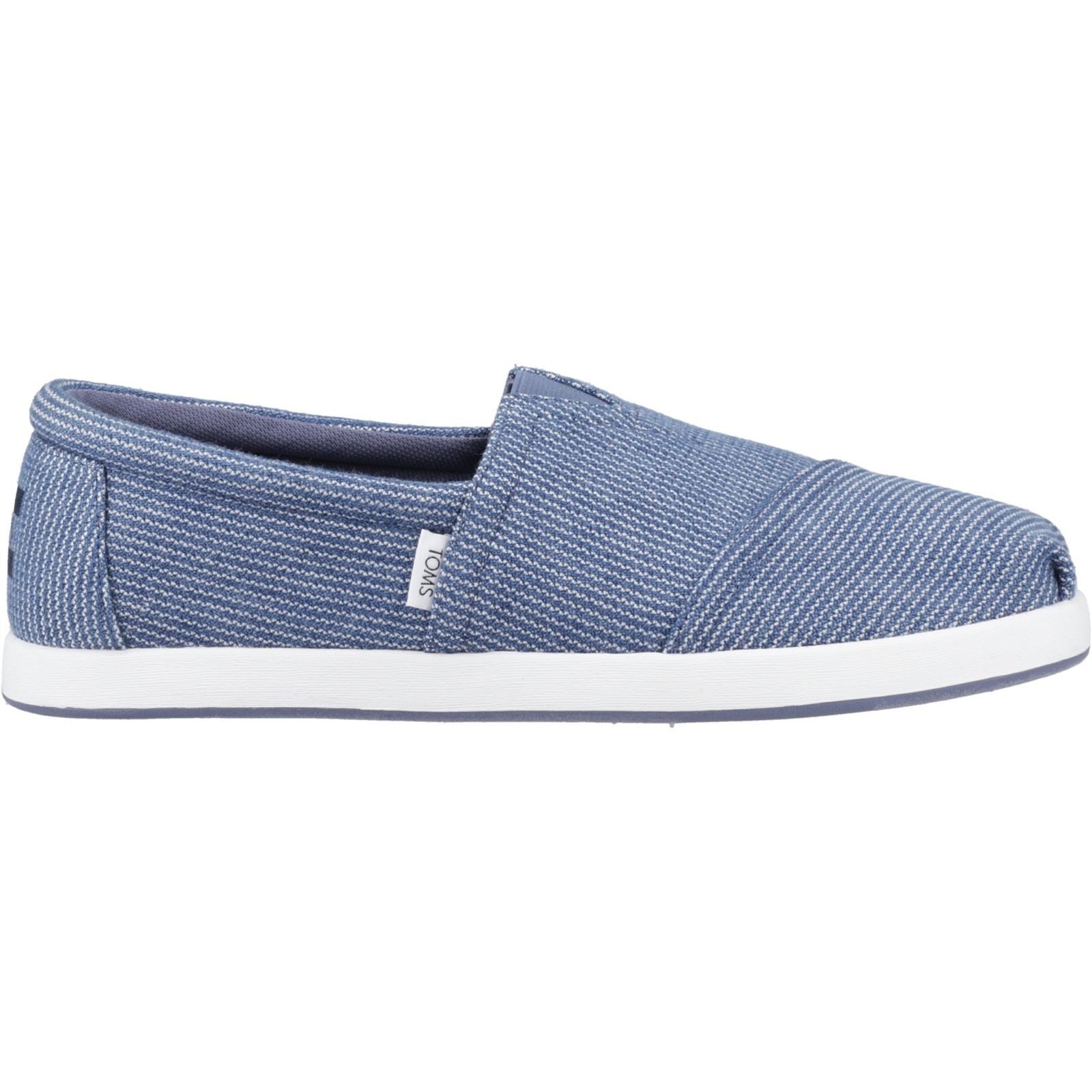 TOMS Alp FWD 100% Cotton Men's Dark Sky Espadrilles