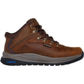 Skechers Meroe Pikeman Leather Men's Brown Ankle Boots