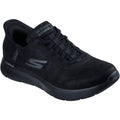 Skechers GO WALK Flex Smooth Motion Textile Men's Black Trainers