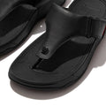 Fitflop Trakk II Leather Men's All Black Sandals