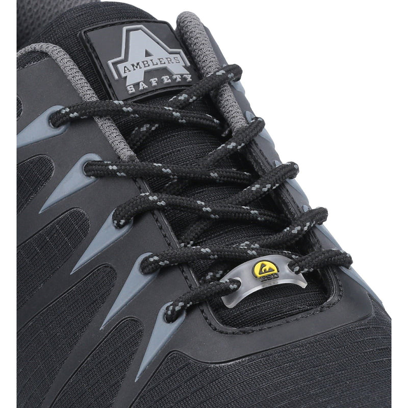 Amblers Safety AS717C Softshell Black Safety Trainers