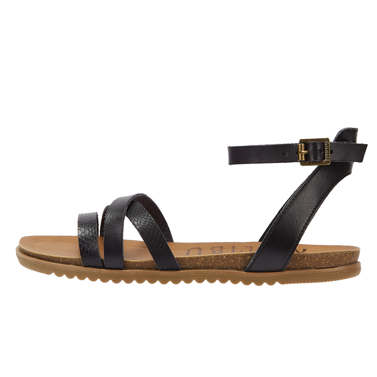 Blowfish Malibu Maylie Womens Black Dyecut Sandals