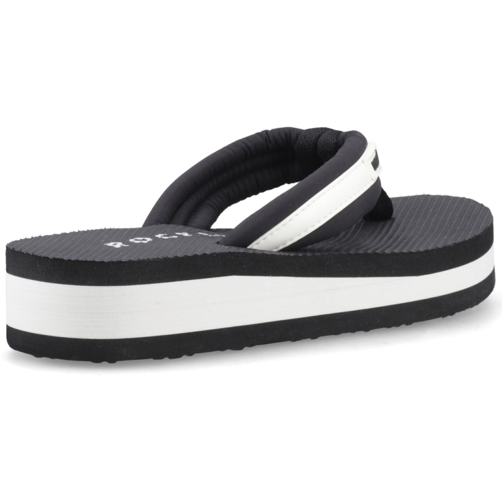 Rocket Dog Monica Nylon PU Textile Women's Black/Off White Flip Flops