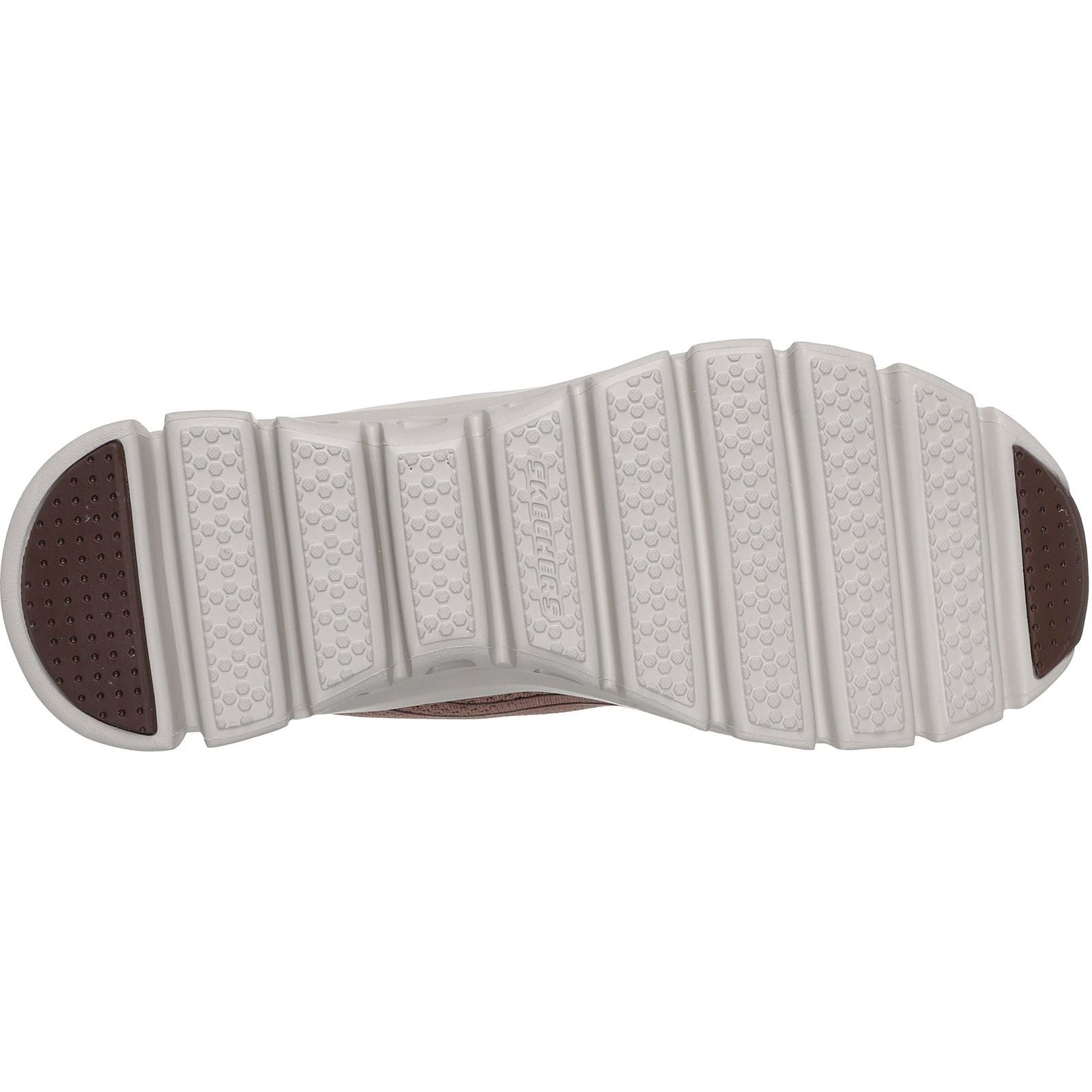 Skechers Glide-Step Elevate Amaze Textile Women's Brown Trainers