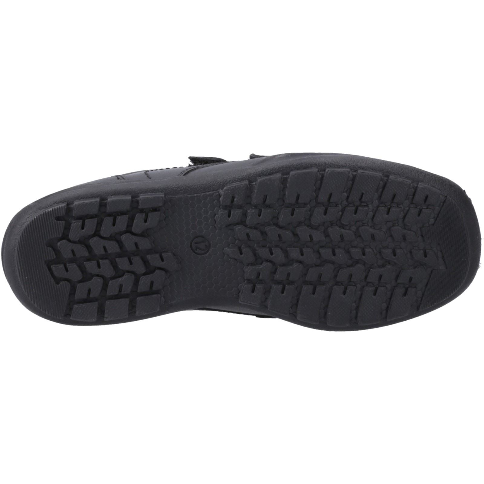 Hush Puppies Maddox Leather Boys's Black Shoes