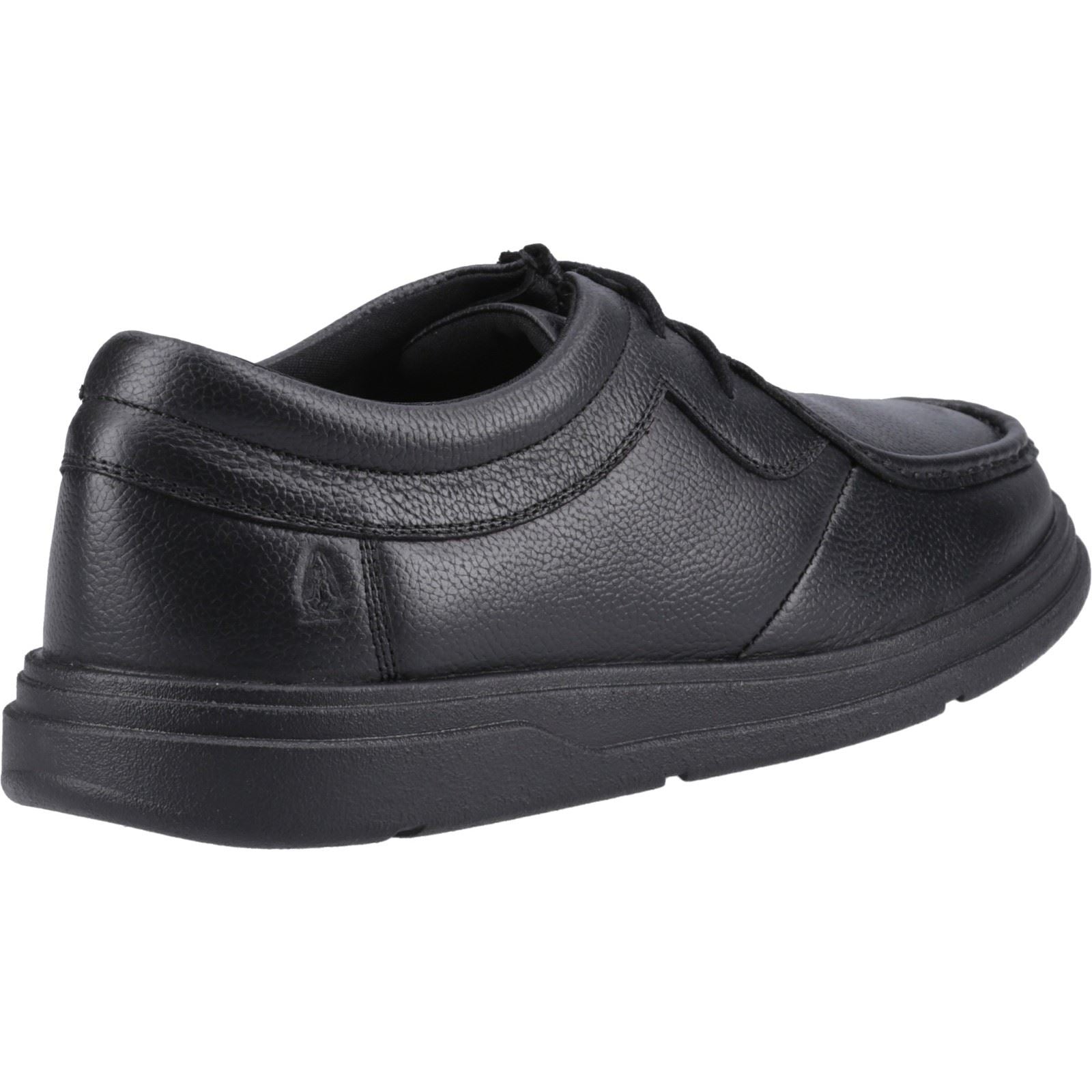 Hush Puppies Ronan Mocc Leather Boys's Black Moccasins Shoes