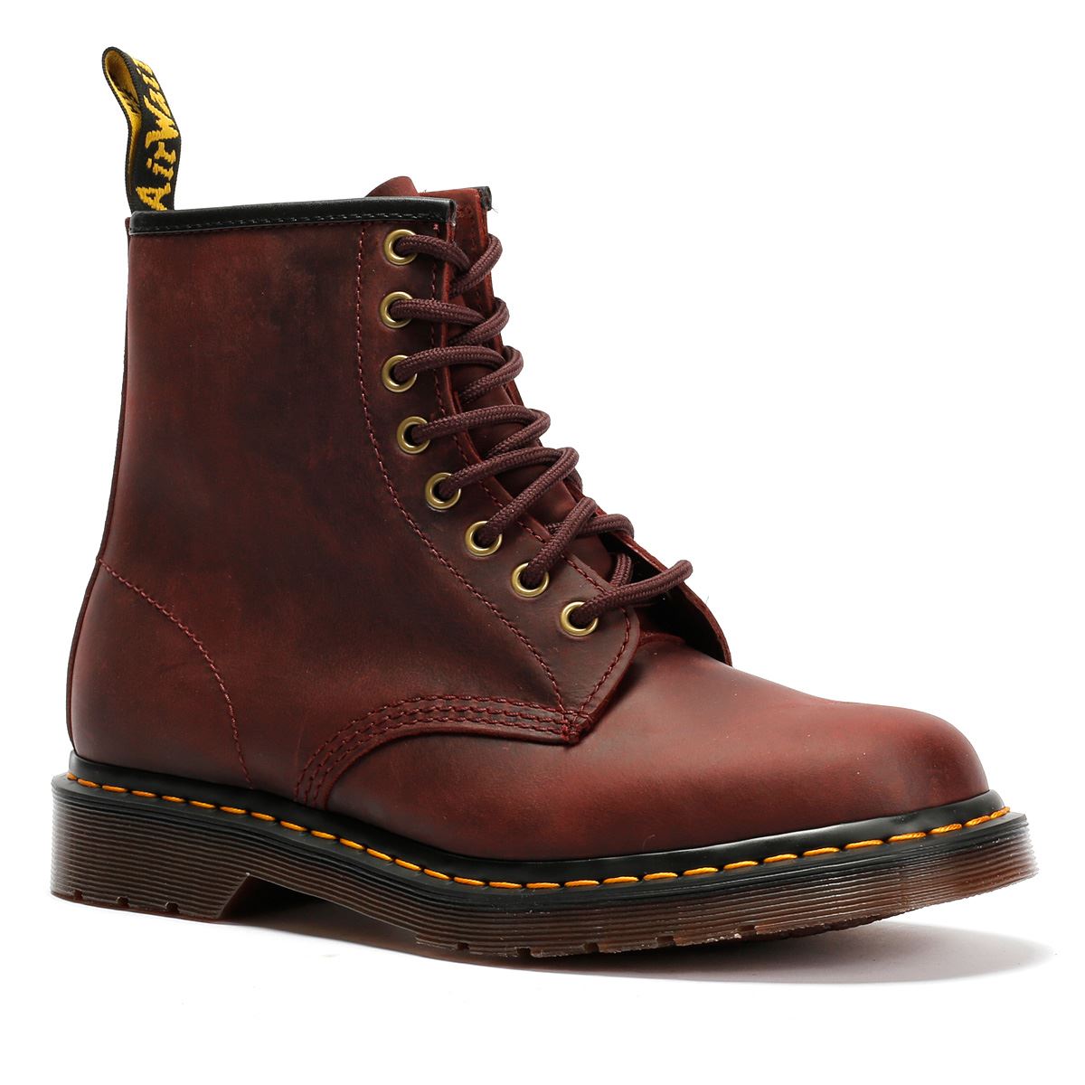 Dr. Martens 1460 Crazy Horse Leather Cherry Red Boots
