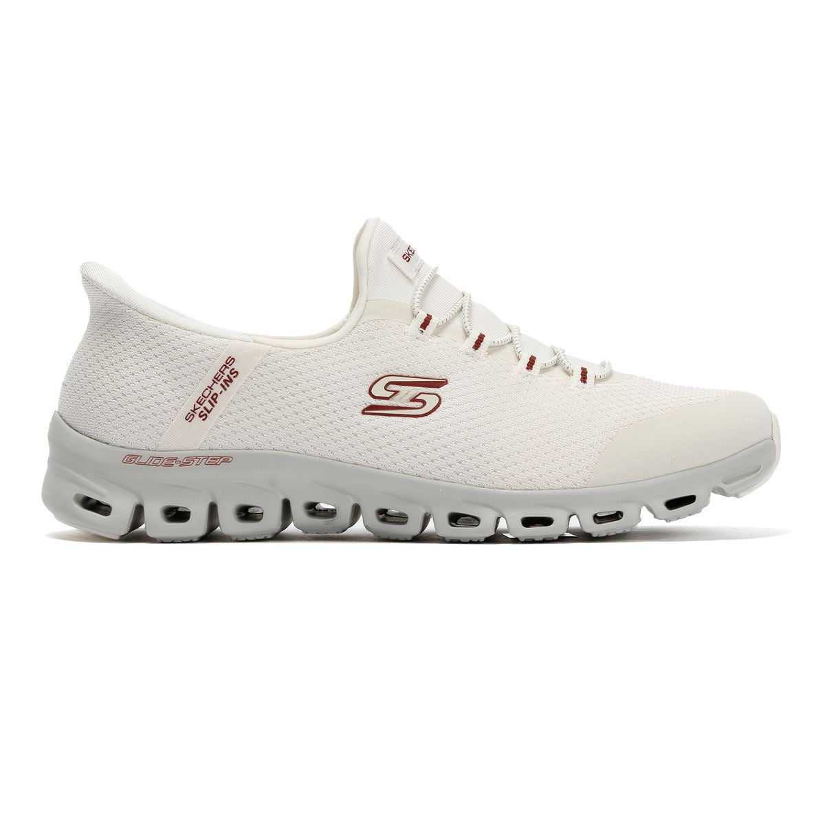 Skechers Slip-Ins Glide Step Vibey Mesh Women's White Trainers