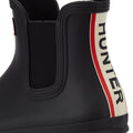 Hunter Original Chelsea Boot Logo Women's Black Boots