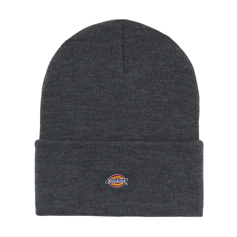 Dickies Acrylic Cuffed Grey Beanie Hat