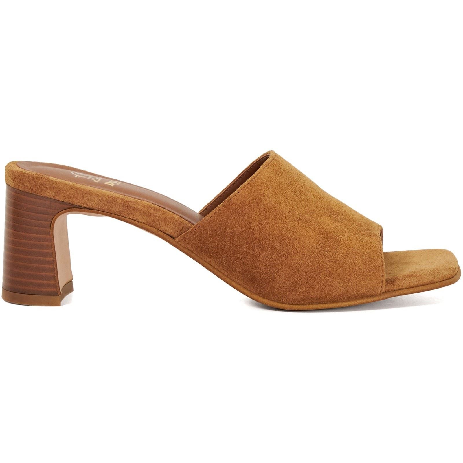 Dune Jule Suede Women's Tan Sandals