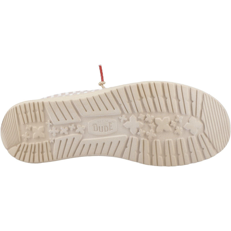 HEYDUDE Wally Resort Synthetic Blend Men's Multi/Chili Red Moccasins Shoes