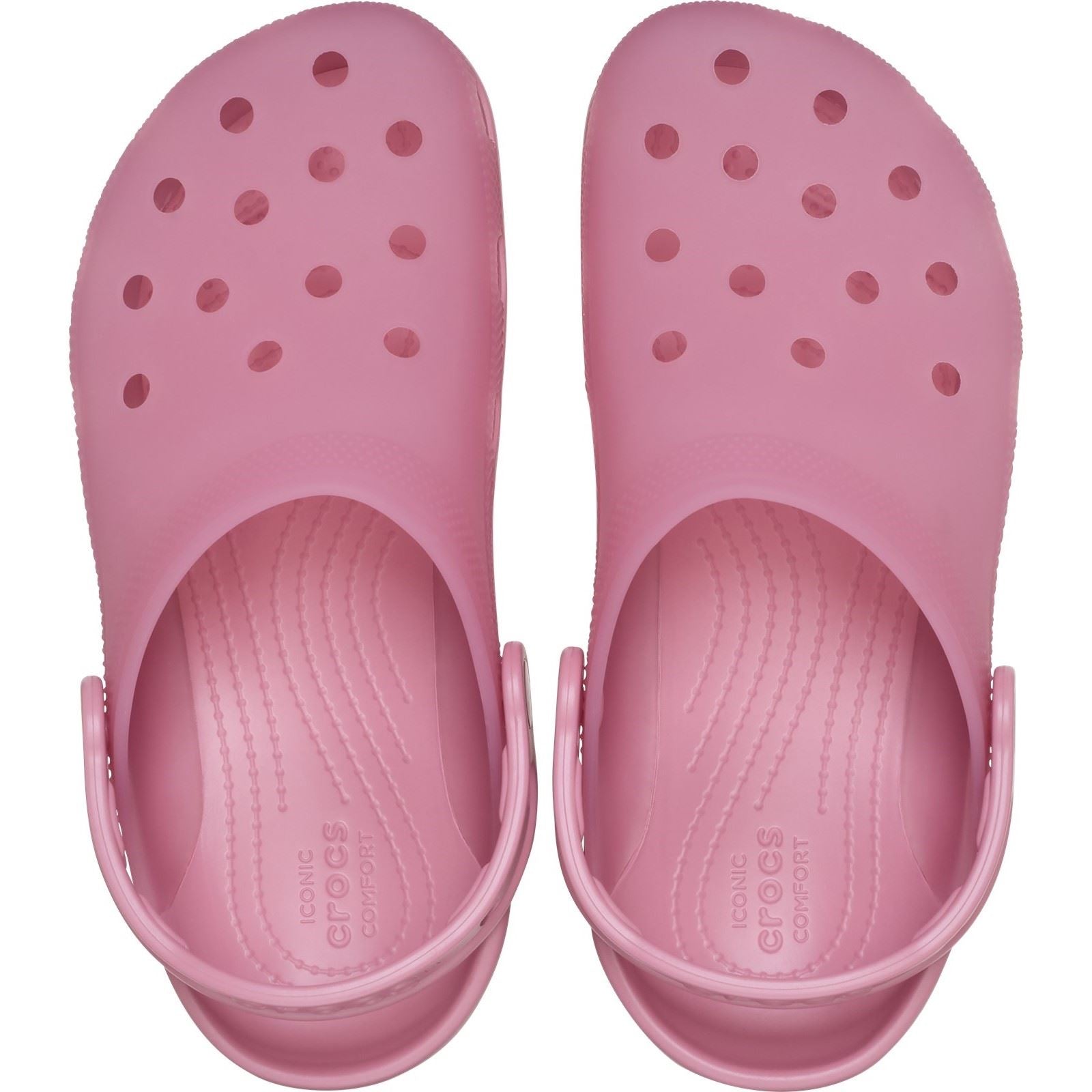 Crocs Classic Frosted Synthetic Rosette Clogs