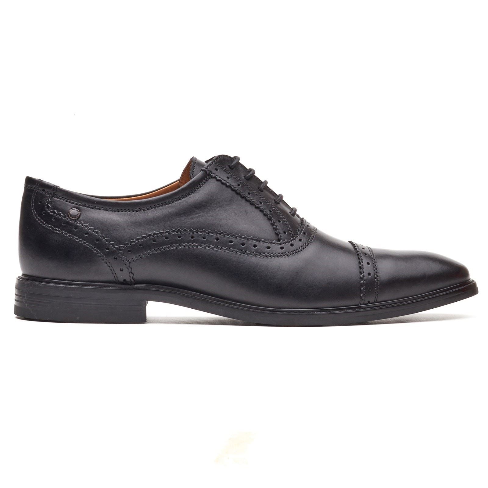 Base London Ascot Oxford Leather Men's Black Oxford Shoes