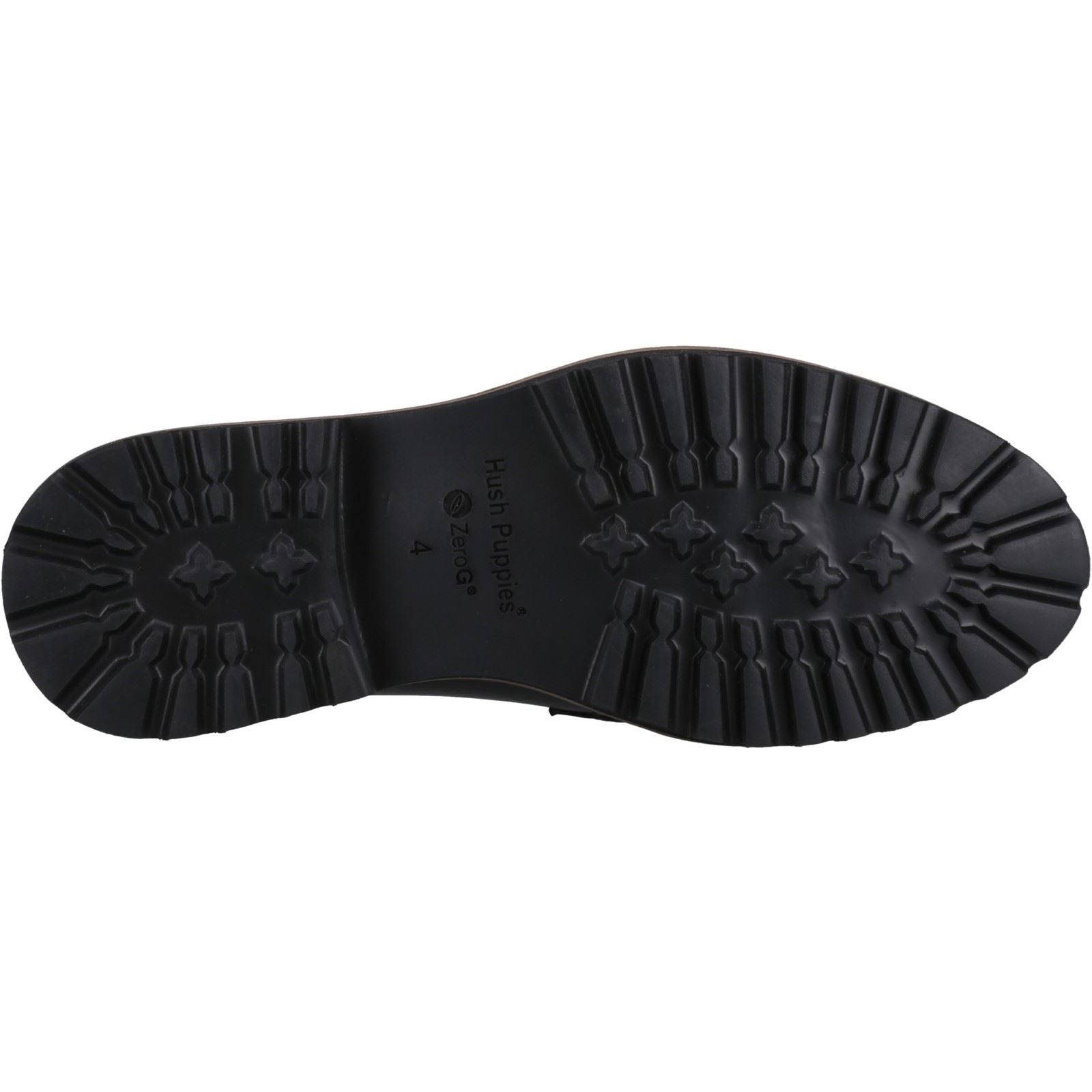 Hush Puppies Gianna Leather Women's Black Loafers