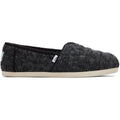TOMS Alpargata with Cloudbound Polyester Women's Black Shoes