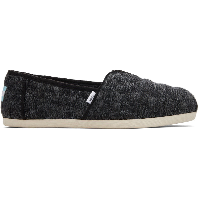 TOMS Alpargata with Cloudbound Polyester Women's Black Shoes