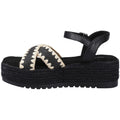 Hush Puppies Jemma Espadrille Synthetic Women's Black Sandals
