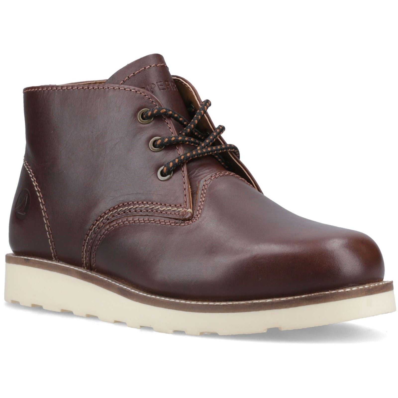 Sperry Portland Leather Men's Chocolate Ankle Boots