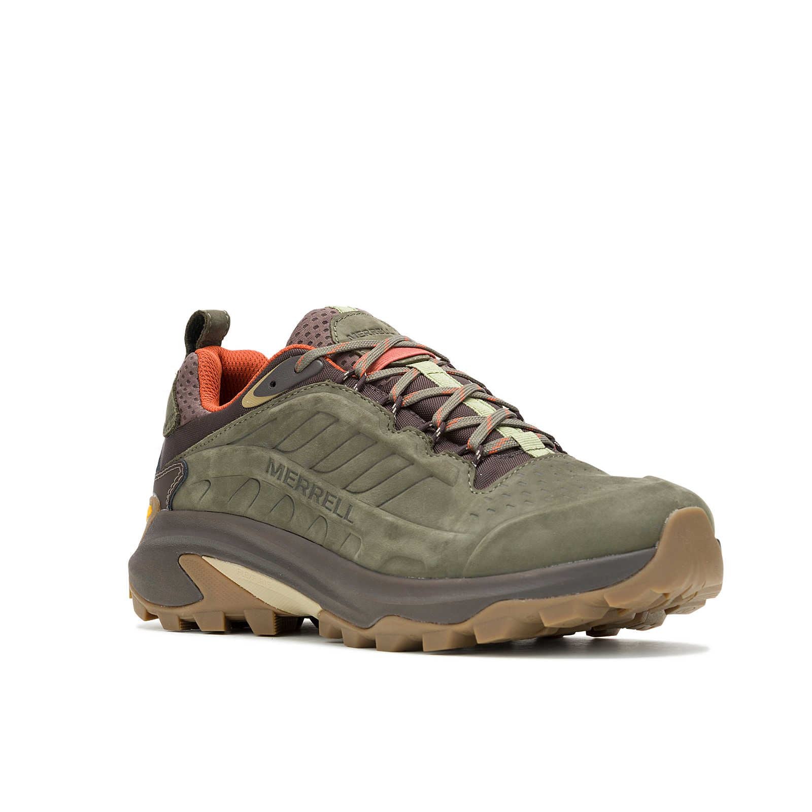 Merrell Moab Speed 2 Leather Men's Olive Trainers