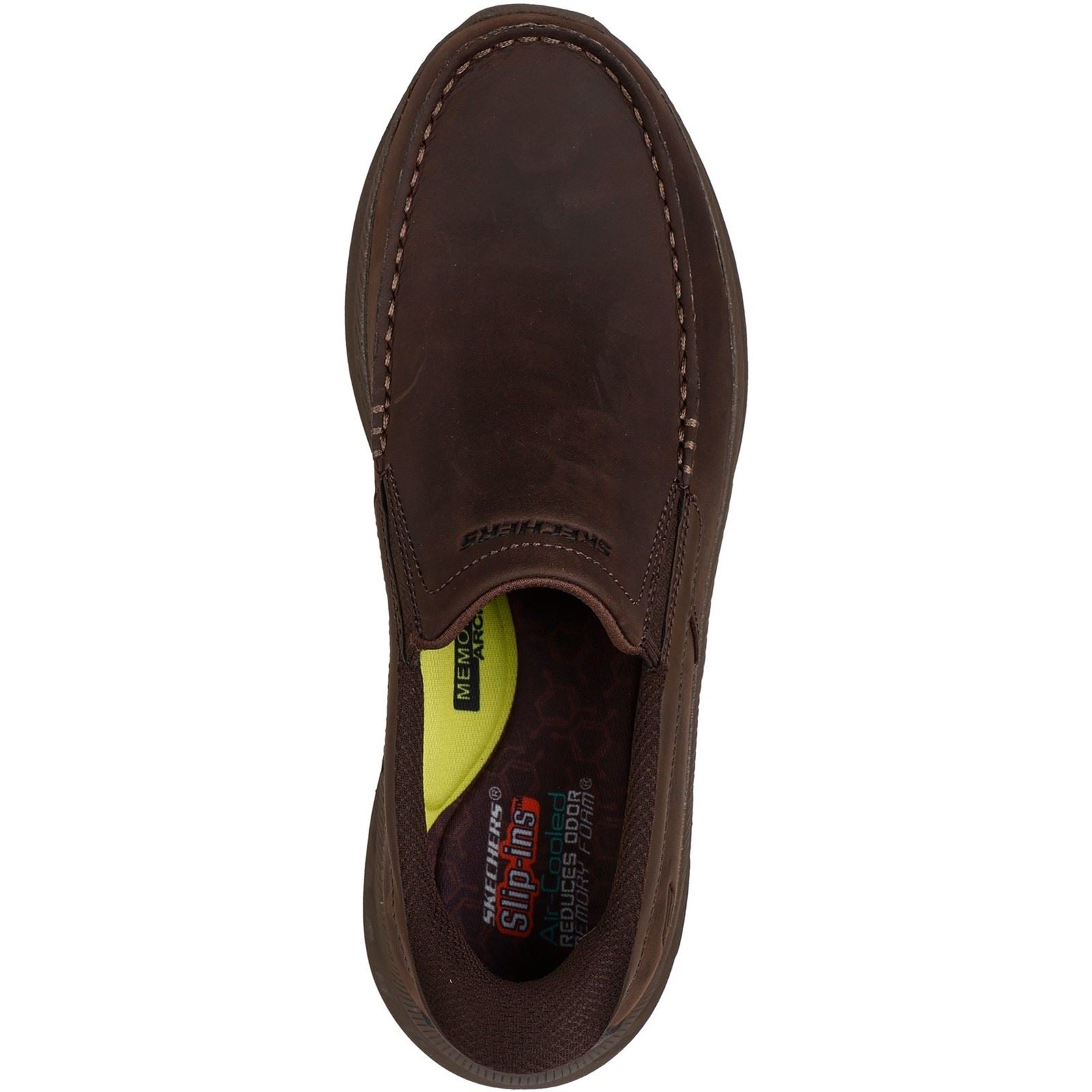Skechers Pollard Osgood Leather Men's Cocoa Loafers