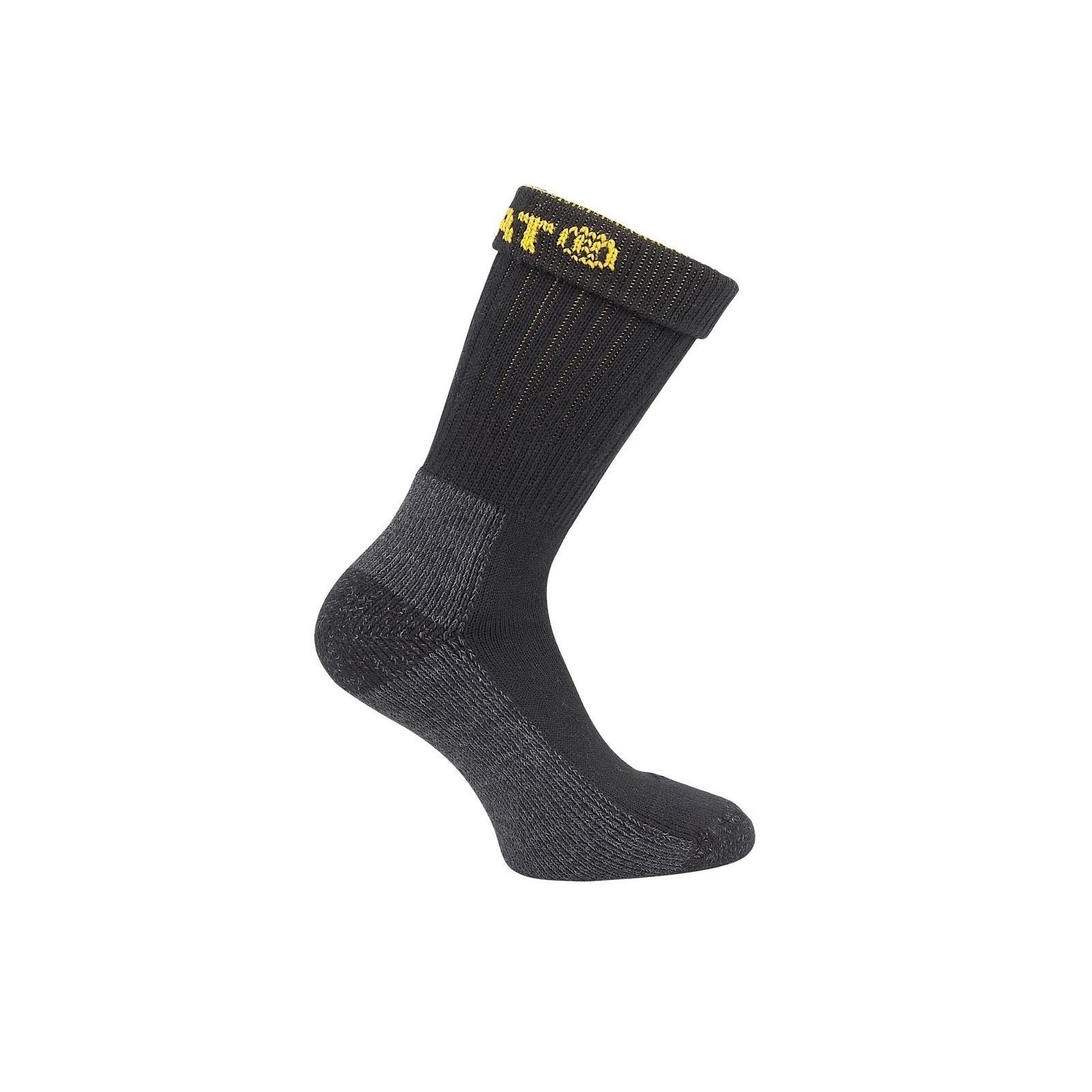 Caterpillar Industrial Cotton Men's Black Work Socks