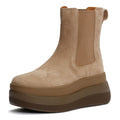 FitFlop F-Mode Suede Women's Taupe Boots