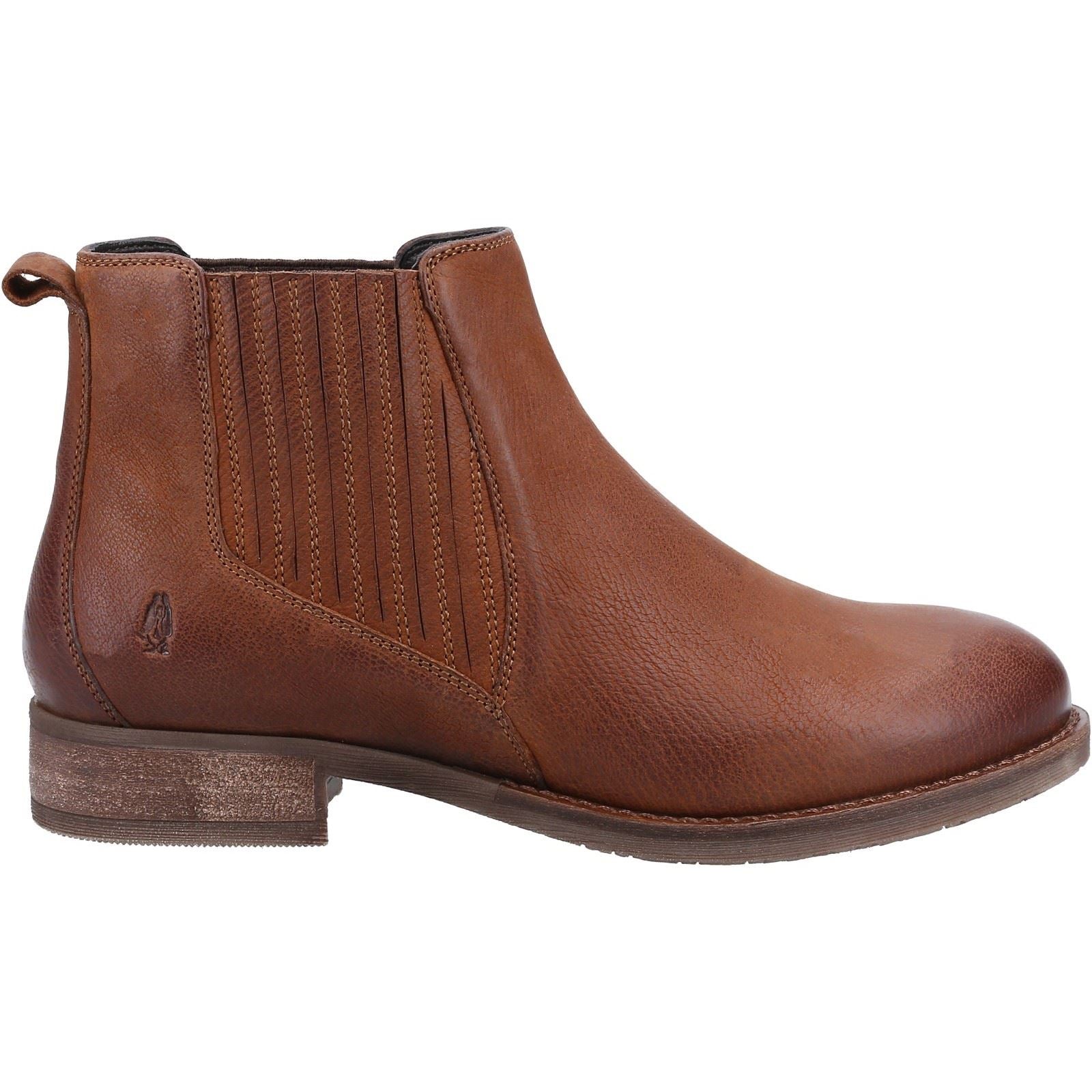 Hush Puppies Edith Leather Women's Tan Boots