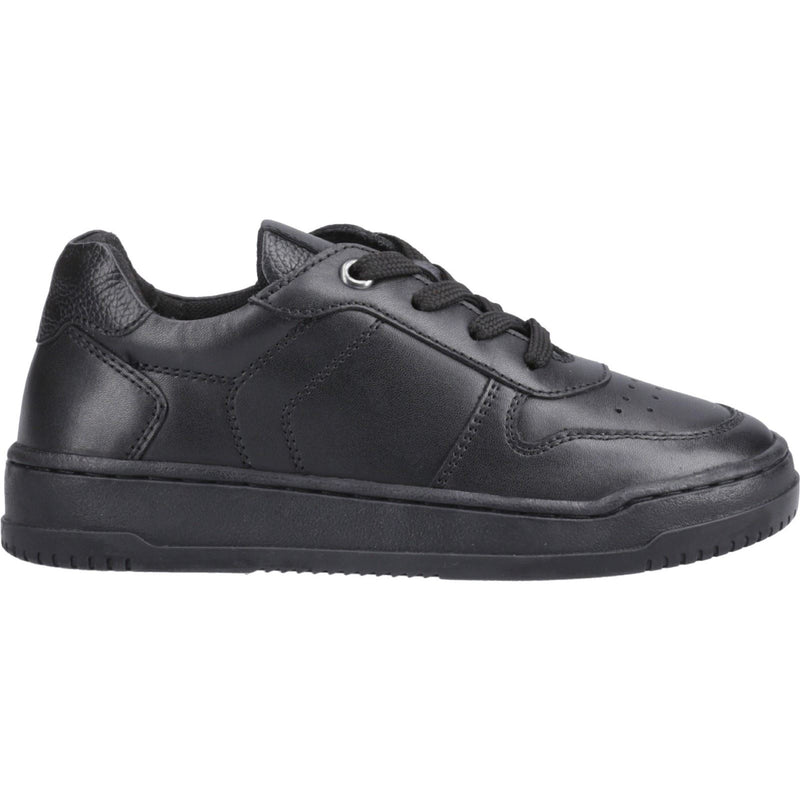 Hush Puppies Dougie Leather Boys's Black Trainers