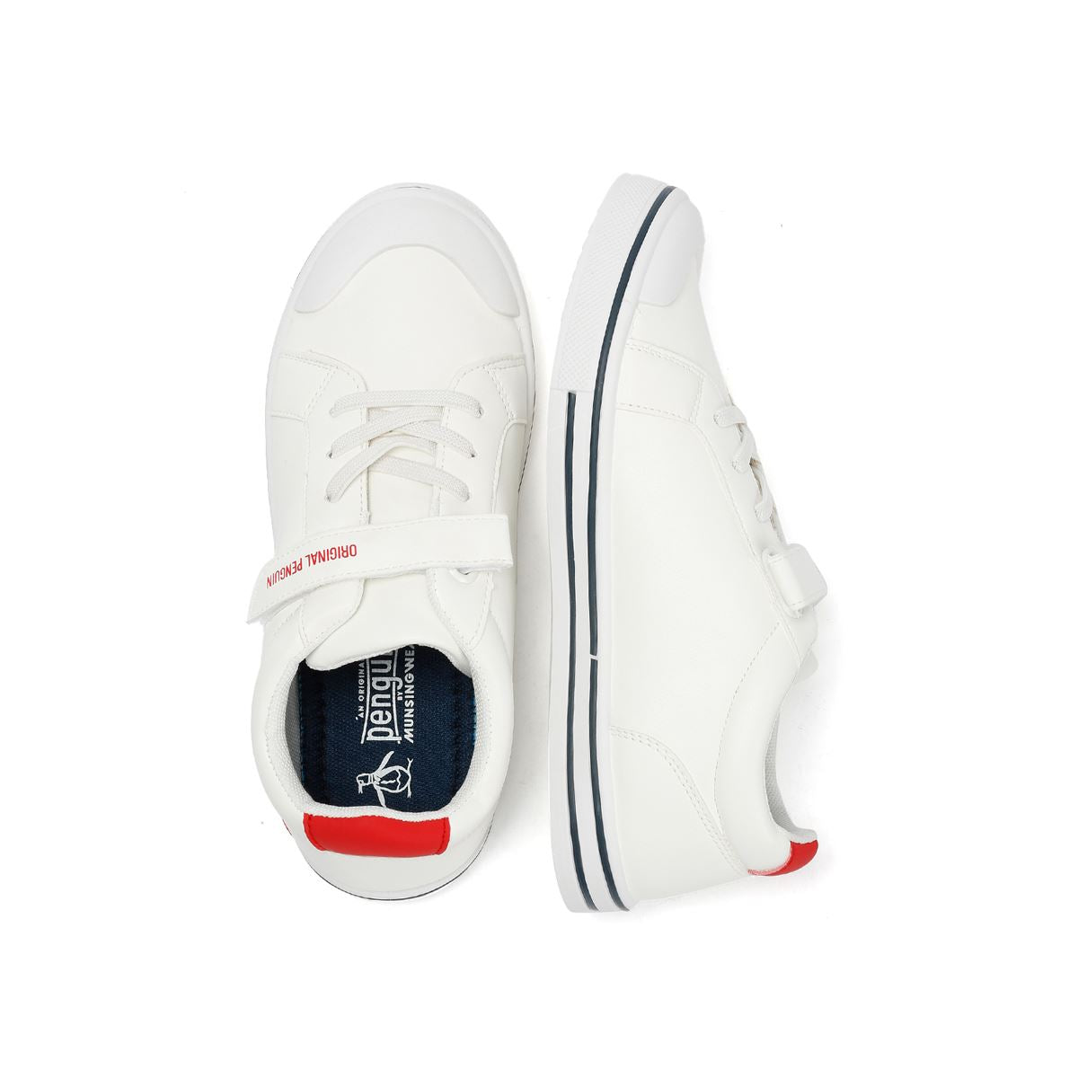 Penguin Junior Rainbow White Trainers