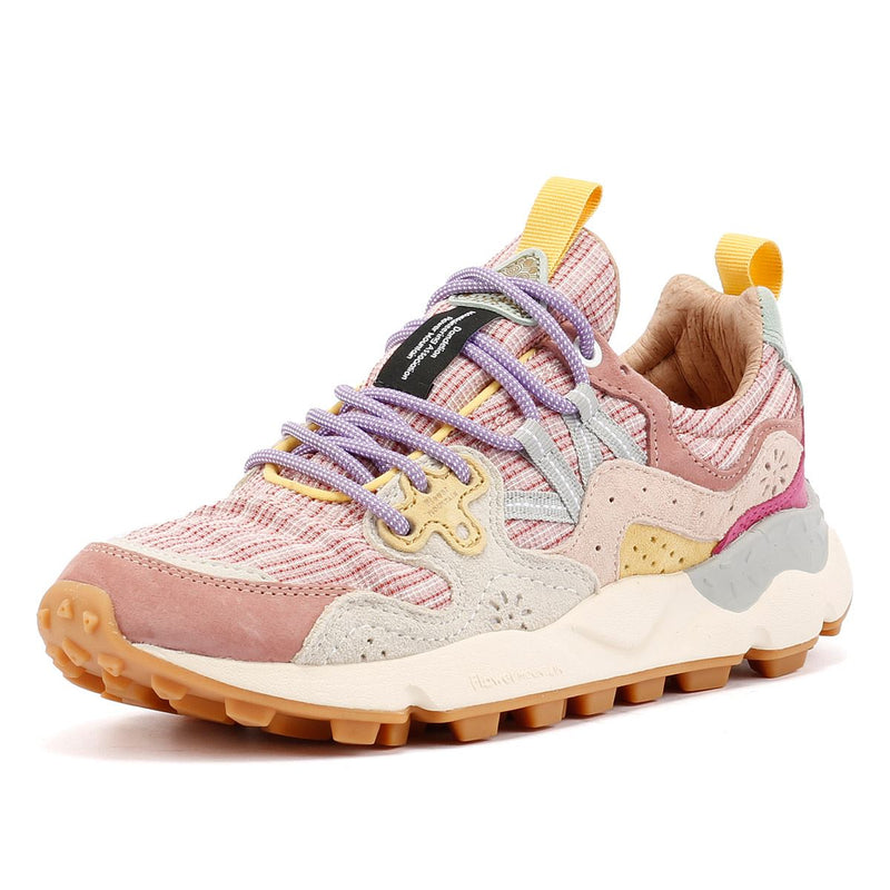 Flower Mountain Yamano 3 Women's Pink Fabric Trainers