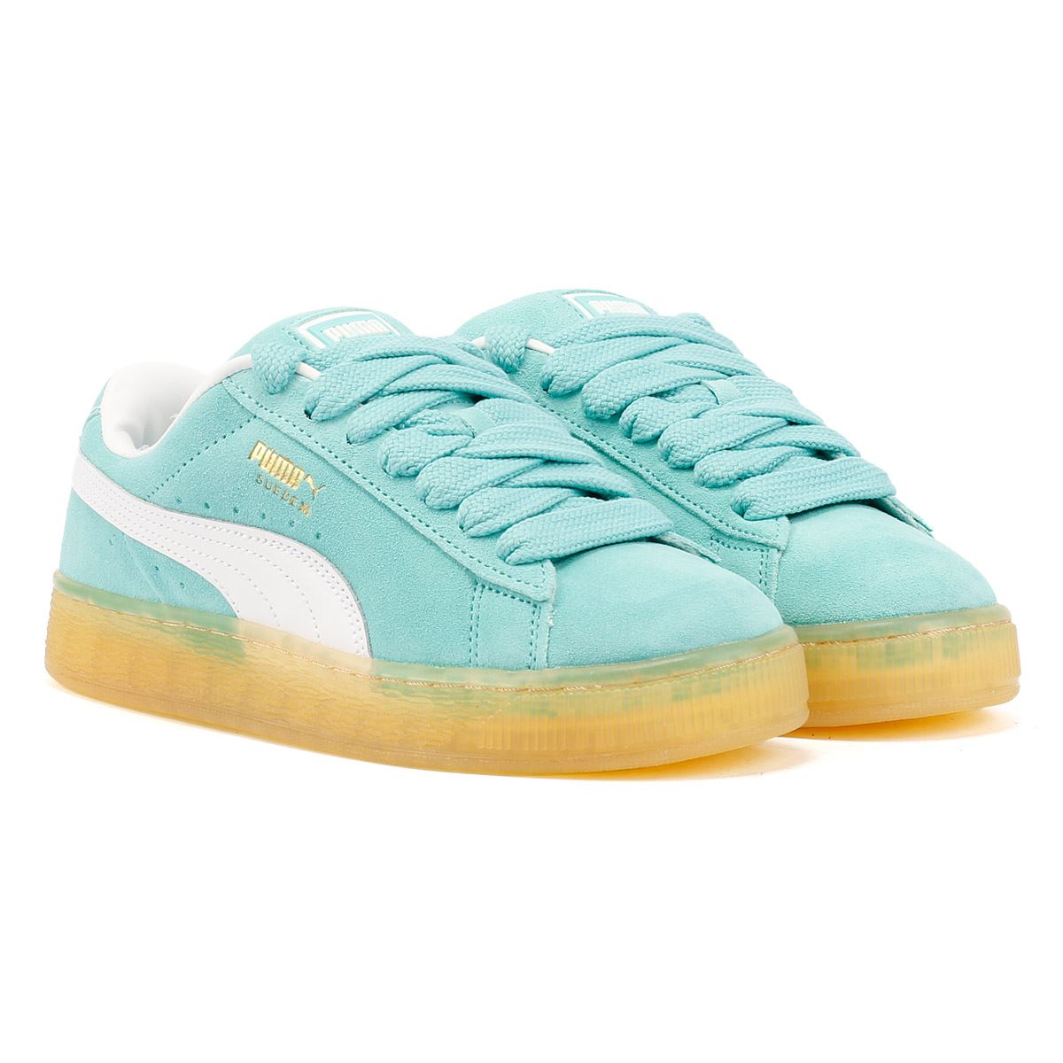 Puma Suede XL Suede Aquatic/White Trainers