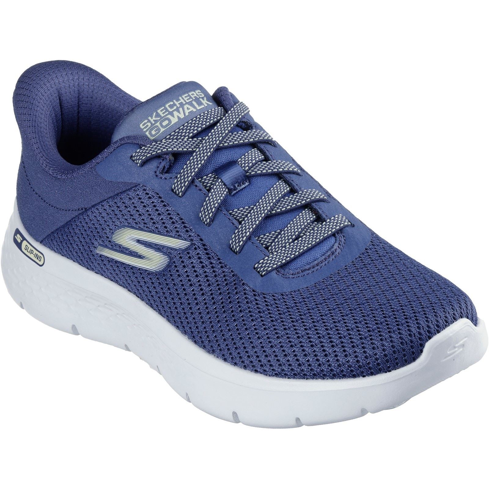 Skechers Go Walk Flex Textile Women's Blue/Green Trainers