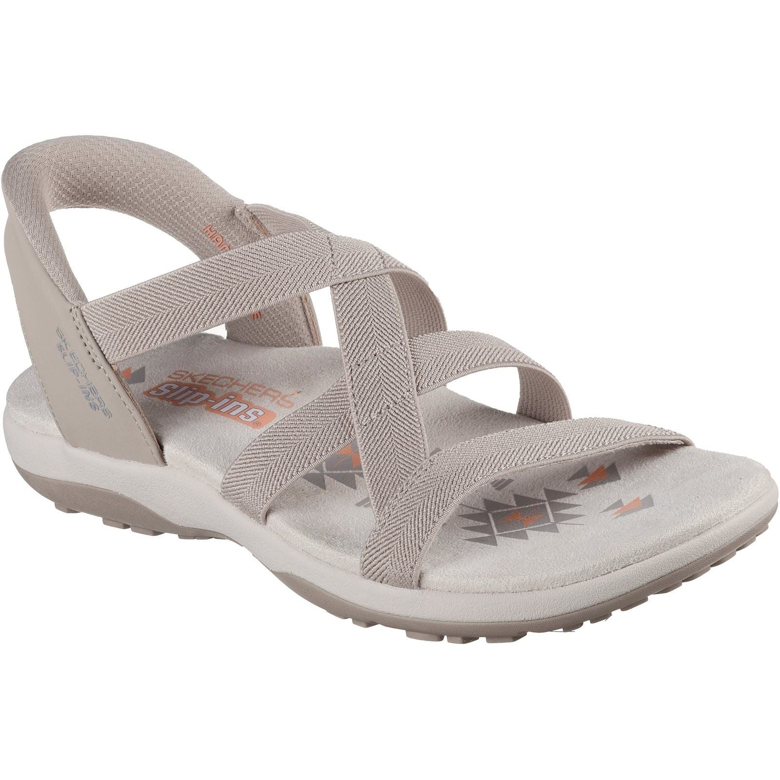 Skechers Reggae Slim - Stretch Flex Women's Taupe Sandals