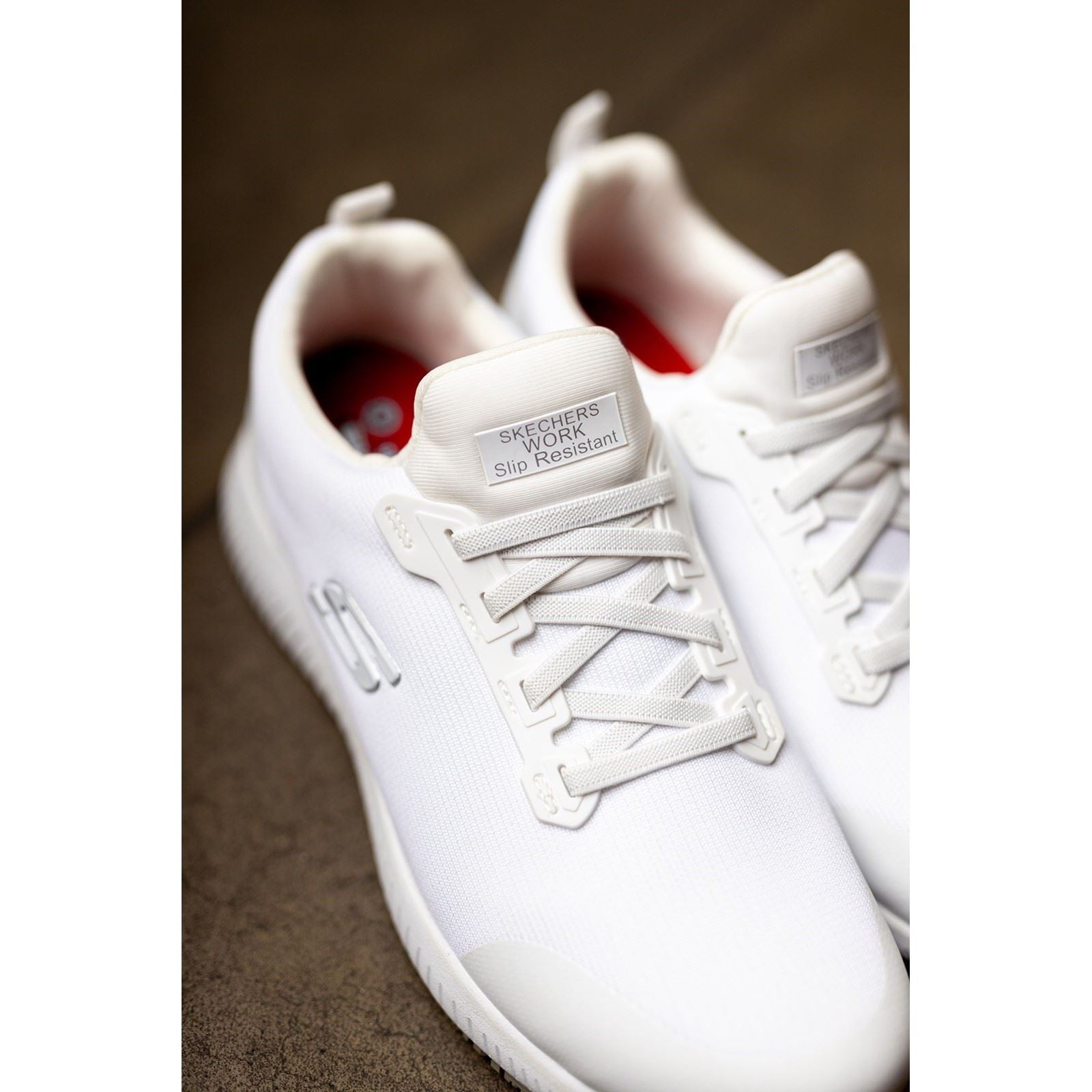 Skechers Workwear Squad SR Myton Textile Men's White Safety Trainers