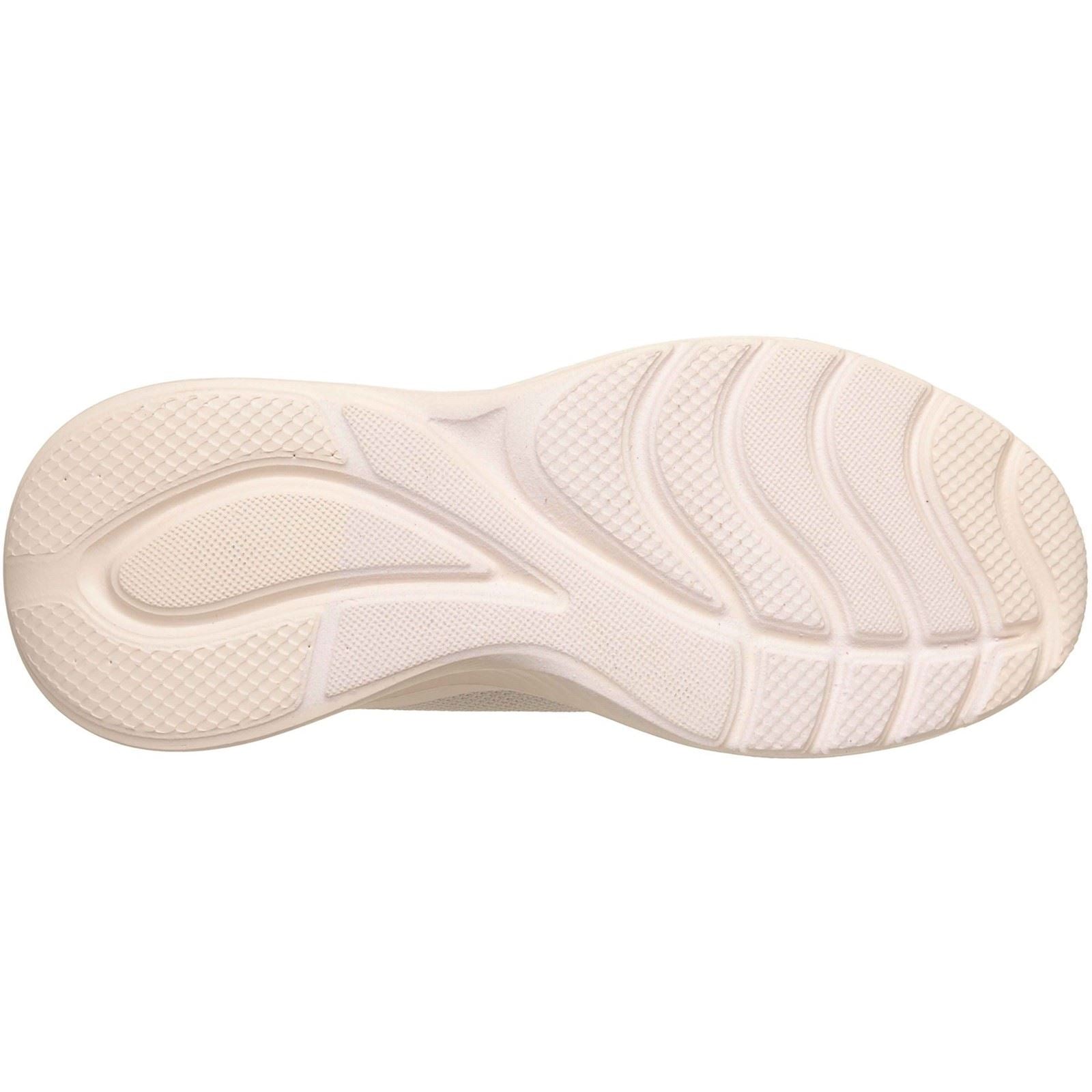 Skechers Bobs Squad Waves Current Look Textile Women's Off White Trainers