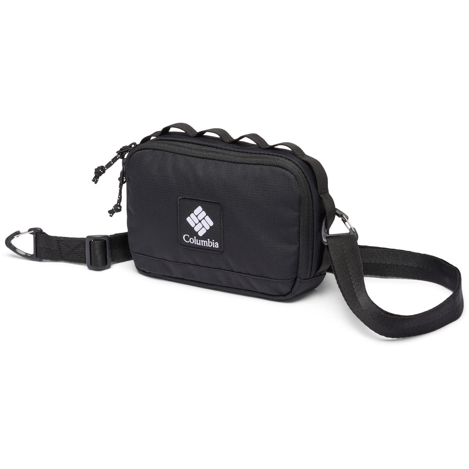 Columbia Trail Traveler Polyester Unisex Adults Black Crossbody Bag - One Size