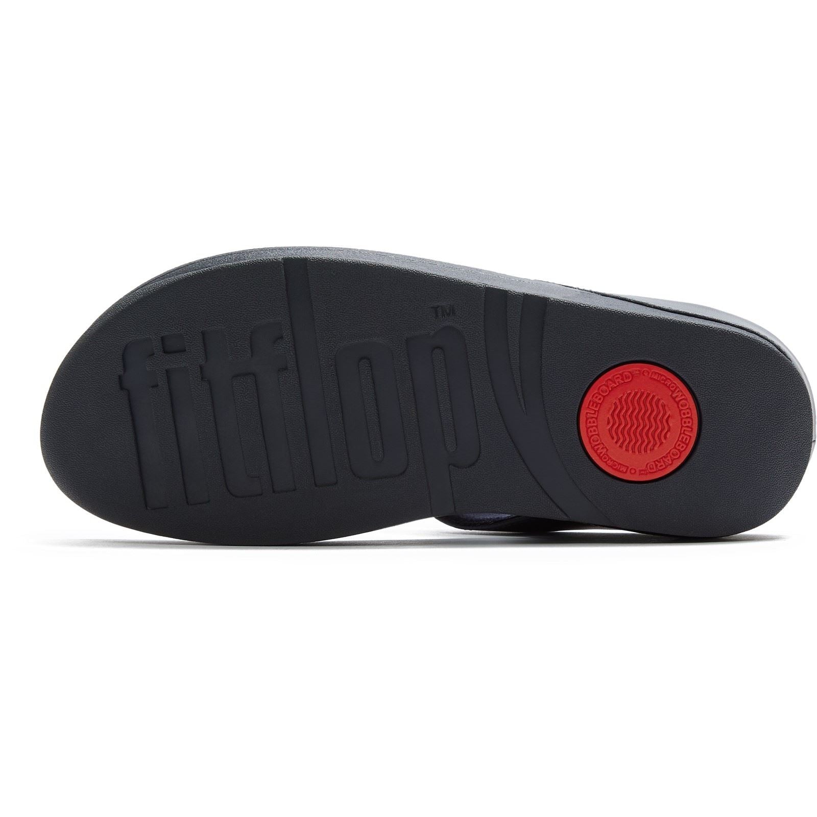 Fitflop Fino Toe-Post Polyurethane Women's Midnight Navy Sandals