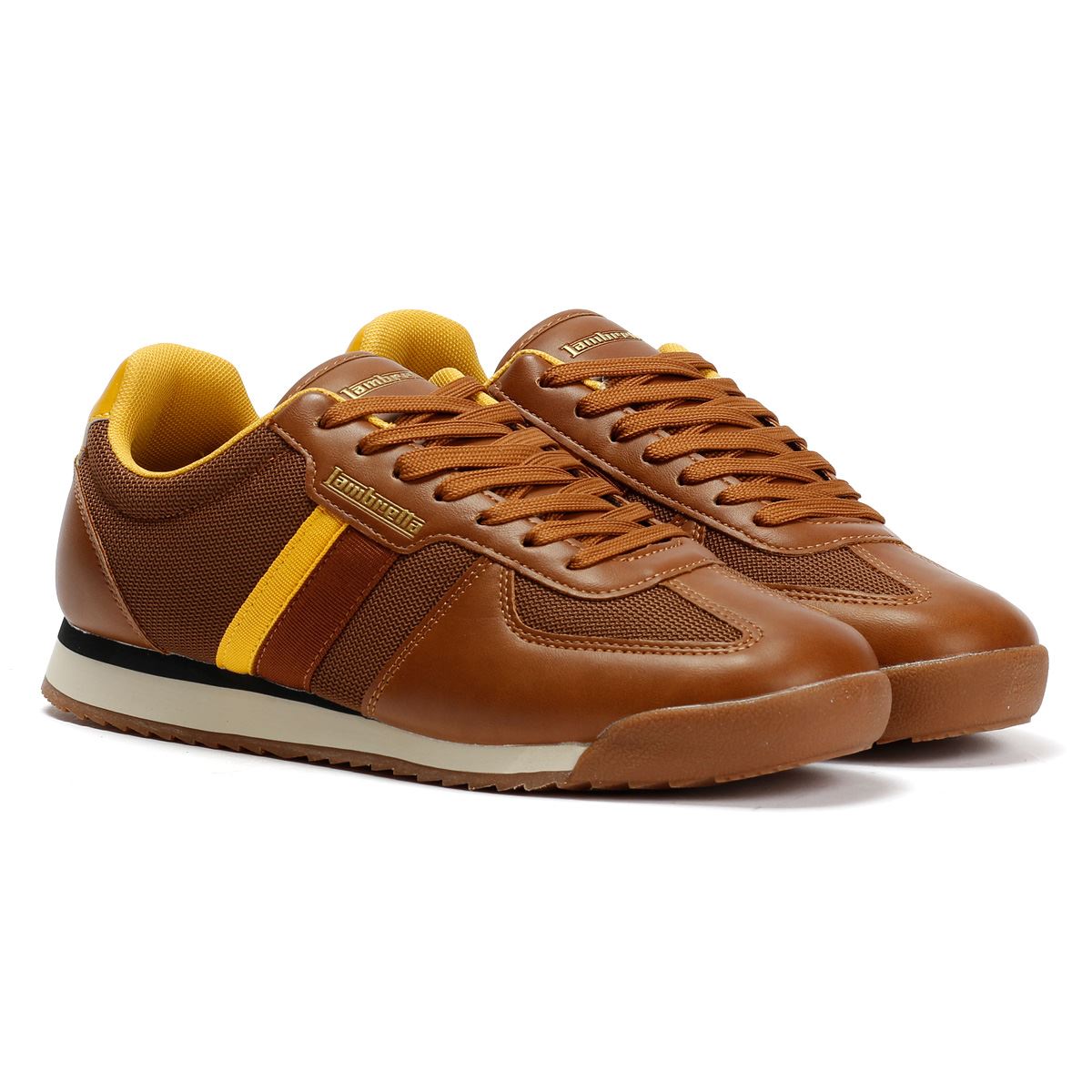 Lambretta Diego Men's Tan Trainers