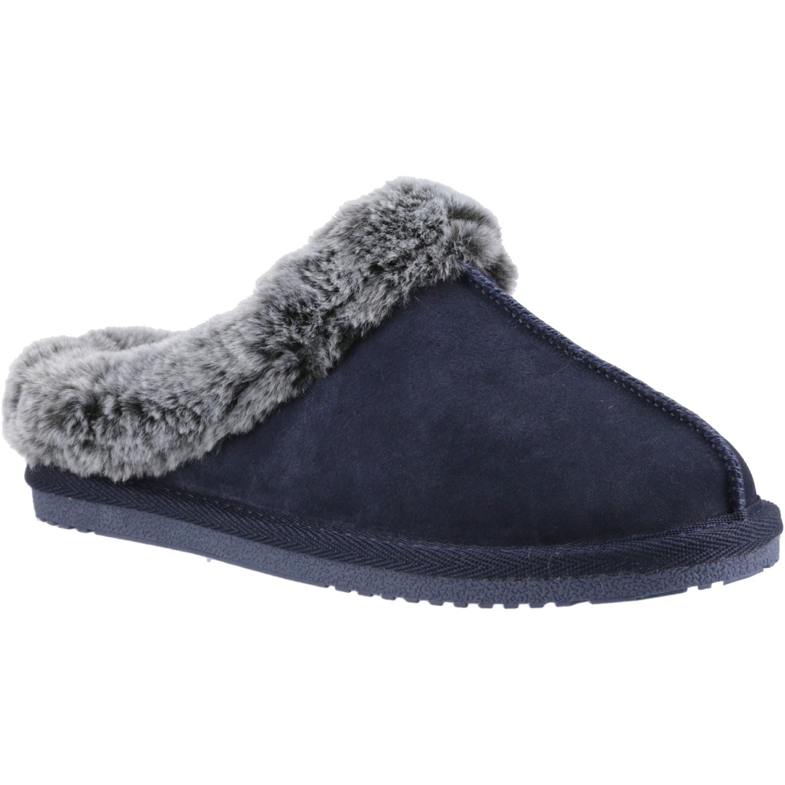 Hush Puppies Amara Suede Women's Dark Navy Slippers