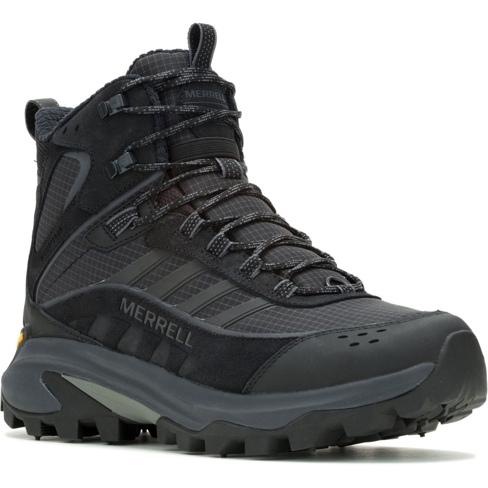 Merrell Moab Speed 2 Thermo Mid Suede Men's Triple Black Hiking Boots