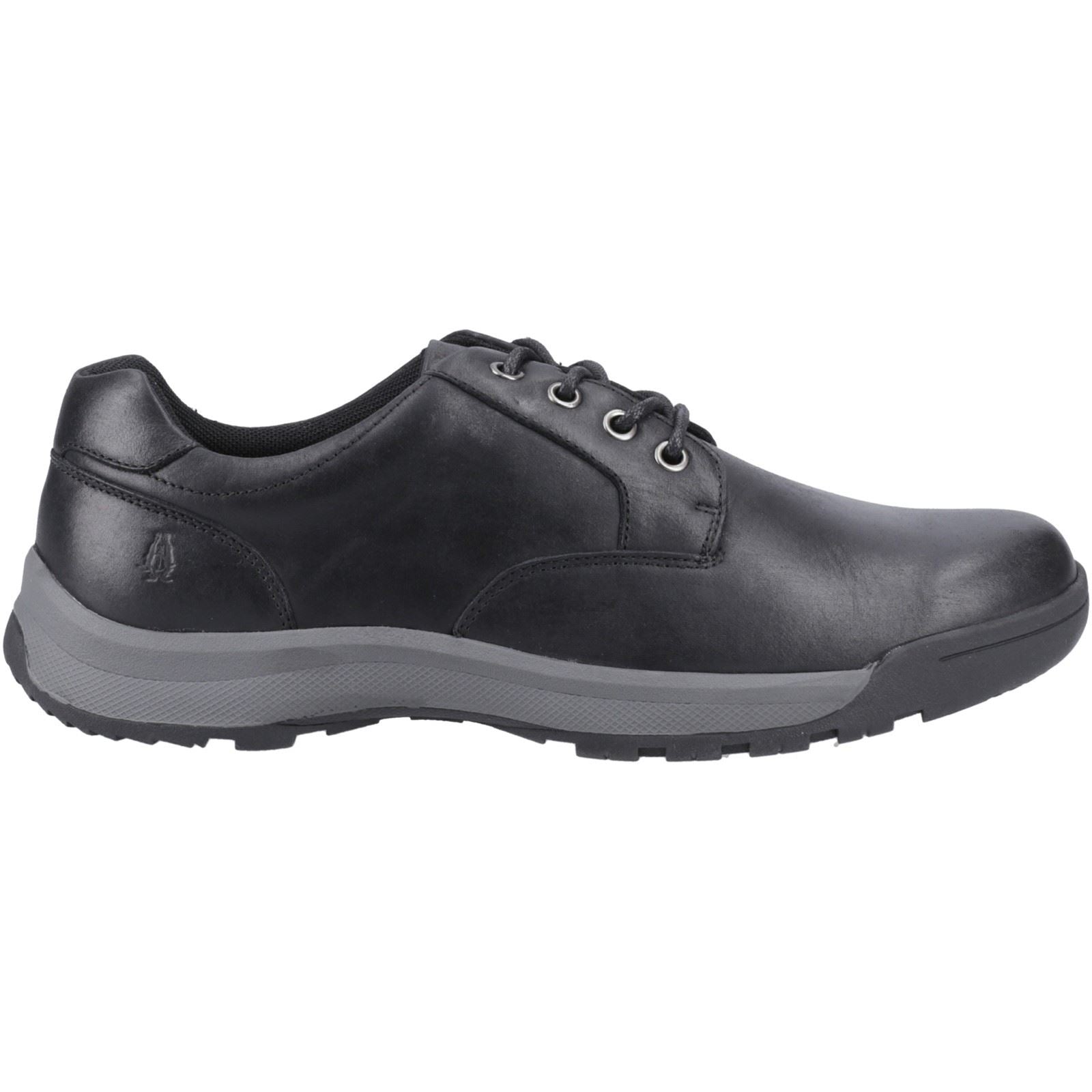 Hush Puppies Vinson Leather Men's Black Lace-Up Shoes